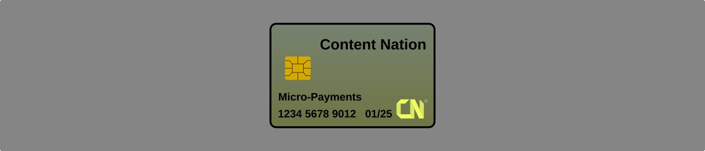 Symbol image of a credit card on the name 