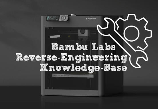 Bambu Lamb P1S 3D printer with the text