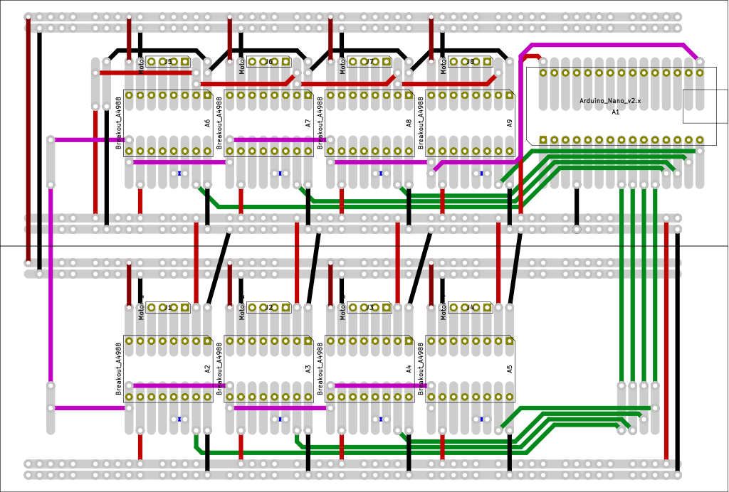 stepper breadboard